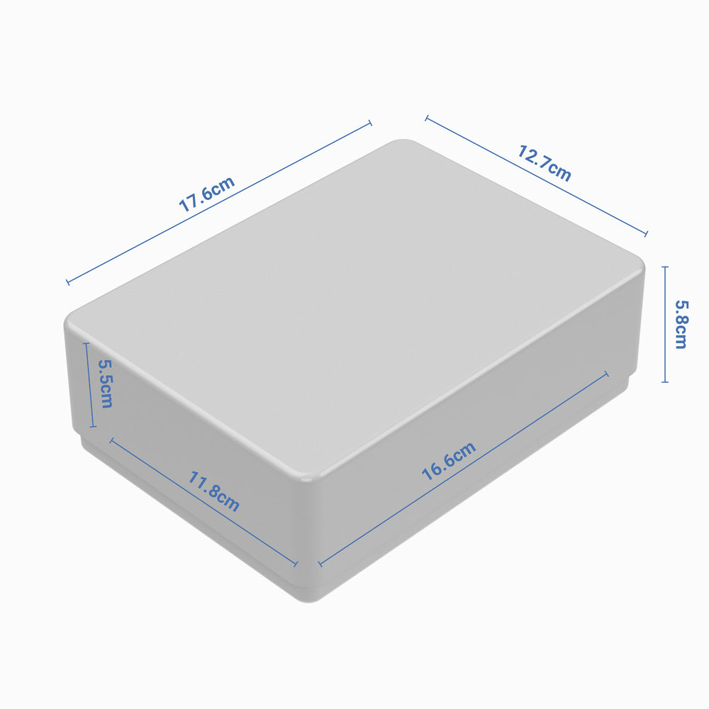 A6 White PostProof Storage Box-SBW-Plastic Box Shop