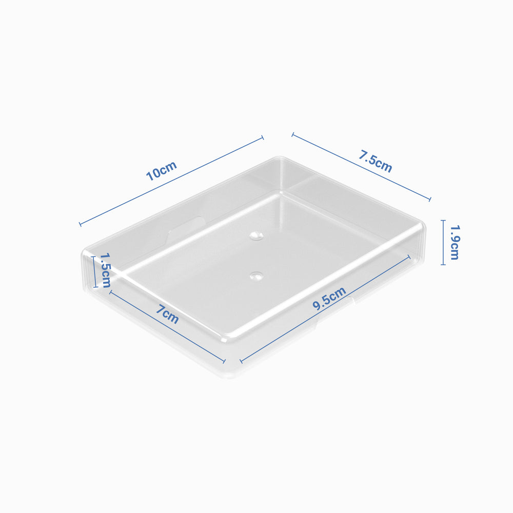 Playing Card Size Clear Plastic Storage Box-SBW-Plastic Box Shop