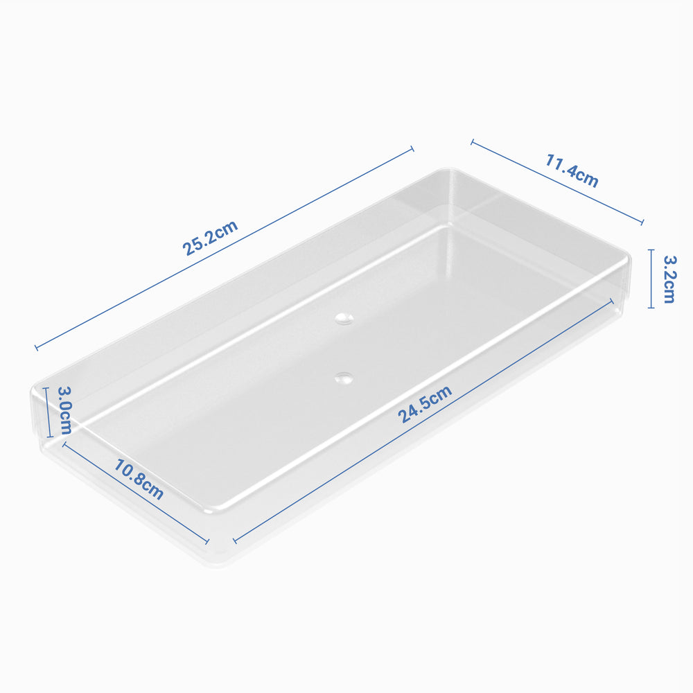 25cm Clear Plastic Storage Box for Peel Off Sticker Sheets-SBW-Plastic Box Shop