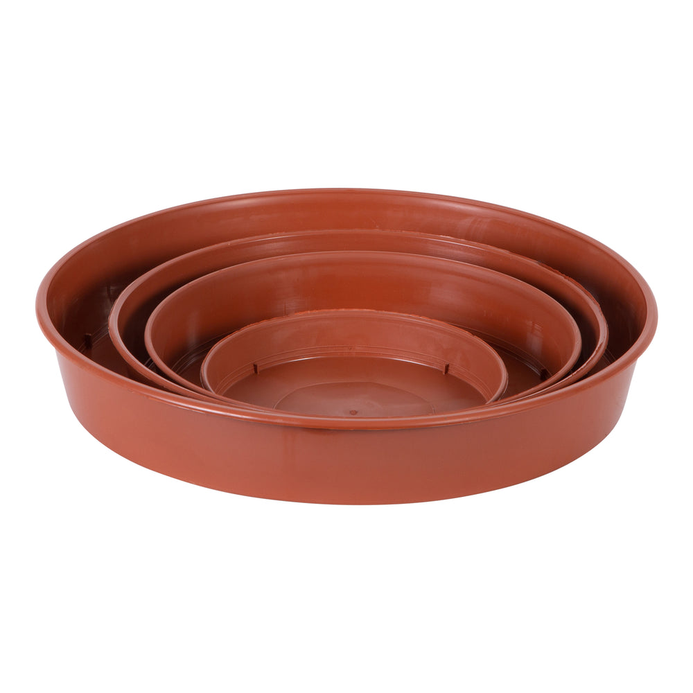 16.5cm Terracotta Saucer-Strata-Plastic Box Shop