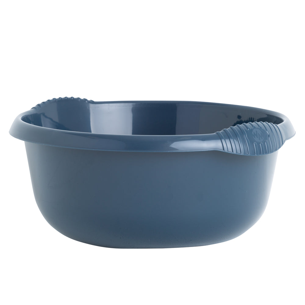 28cm Small Round Washing Up Bowl-Wham-Navy-WM28RDN-Plastic Box Shop