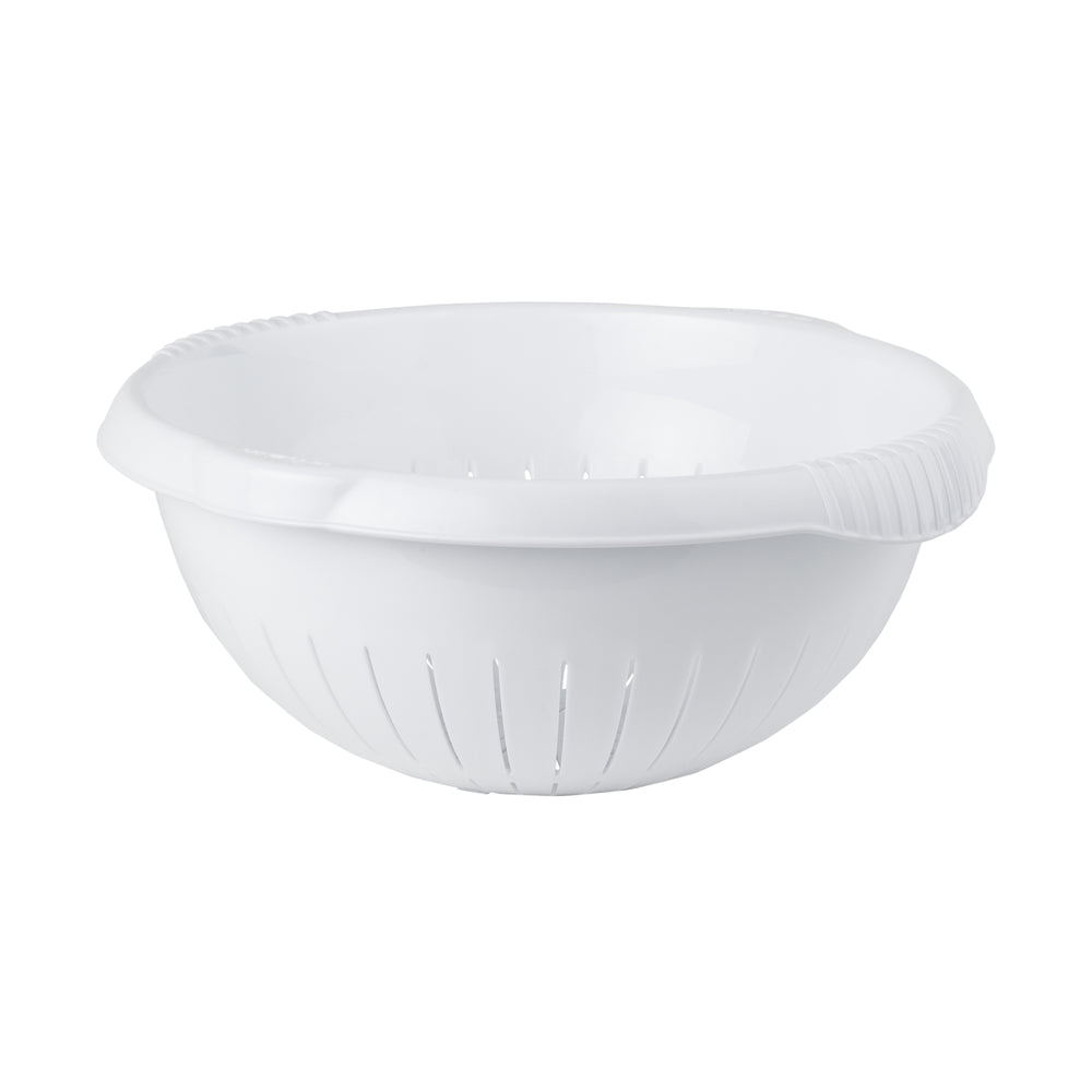 30cm Large Plastic Colander - Ice White - 12386-Wham-Plastic Box Shop