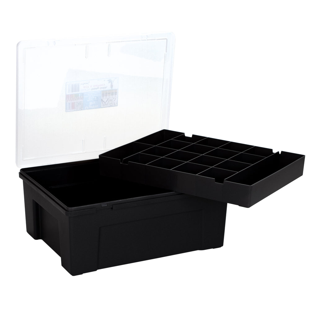 38cm Hobby Craft Bits and Bobs 19 Compartment Organiser Box (1)-Wham-Plastic Box Shop